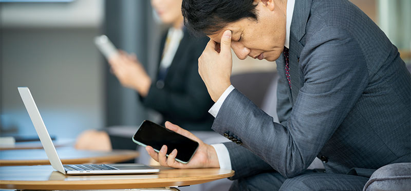 困る会社員