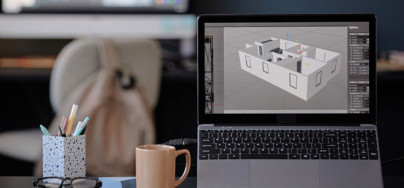 家具　シュミレーション　3D